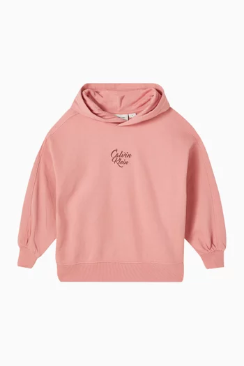 Logo Hoodie in Cotton-terry