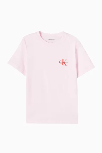 Monologo T-shirt in Cotton