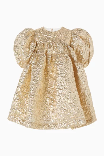 فستان مجعد لامع