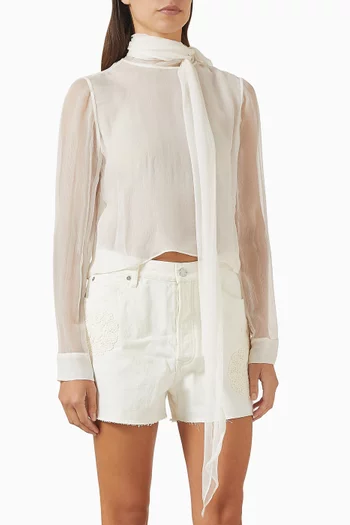Wisp Tie Top in Silk