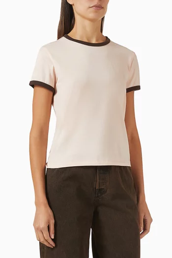 Ringer Baby T-shirt in Cotton