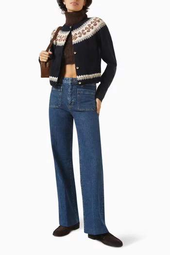 Fairisle Cardigan in Cashmere