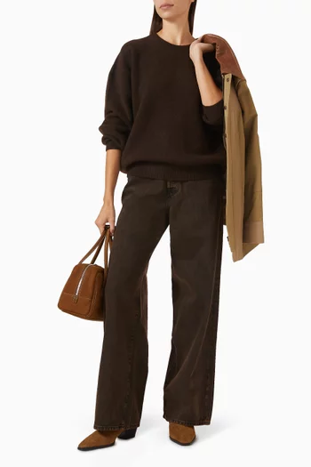 Brushed Sweater in Cashmere