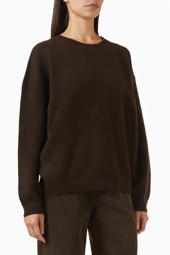 Brushed Sweater in Cashmere