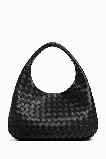 Campana Shoulder Bag in Intrecciato Leather
