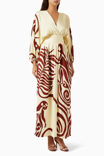 Selva Printed Maxi Dress
