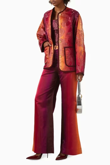 Roman Brocade Jacket in Silk