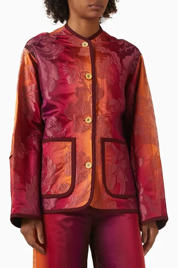 Roman Brocade Jacket in Silk