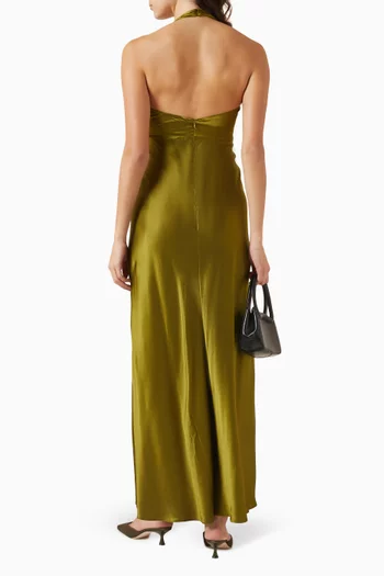 فستان دانييلا طويل حرير