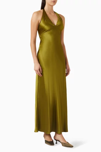 فستان دانييلا طويل حرير