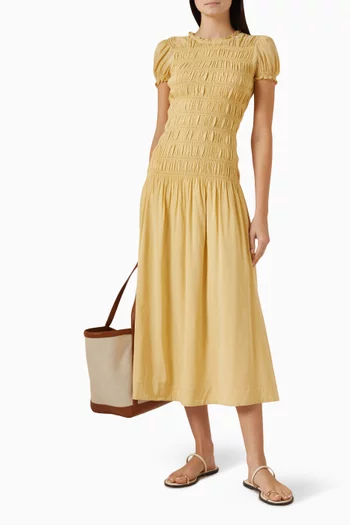 فستان كيريا متوسط الطول قطن عضوي