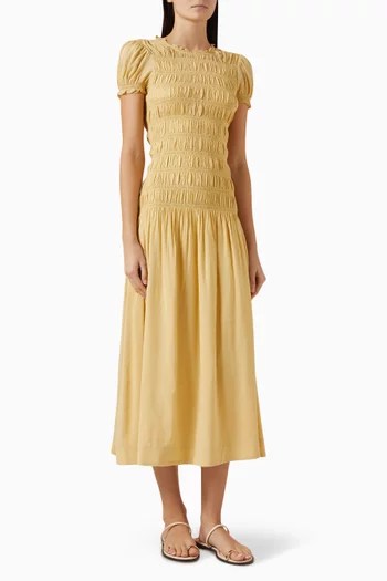 فستان كيريا متوسط الطول قطن عضوي