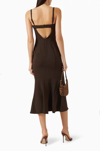 فستان إيدي متوسط الطول