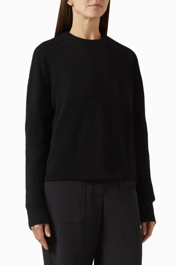 Cropped Sweater in Cashmere