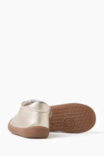 Yaka Sneakers in Metallic Leather