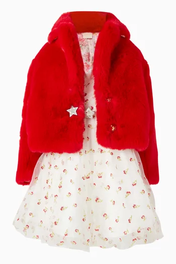 Lucia Jacket in Faux-fur