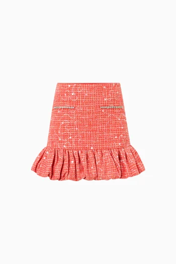 Odelia Tweed Mini Skirt
