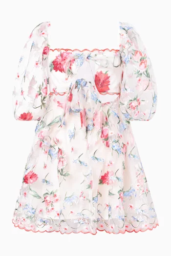 فستان ليليا قصير ومطرز