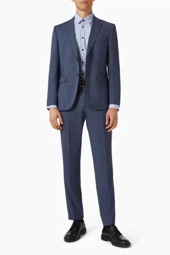 Jeckson Regular-fit Suit Jacket & Pants in Wool
