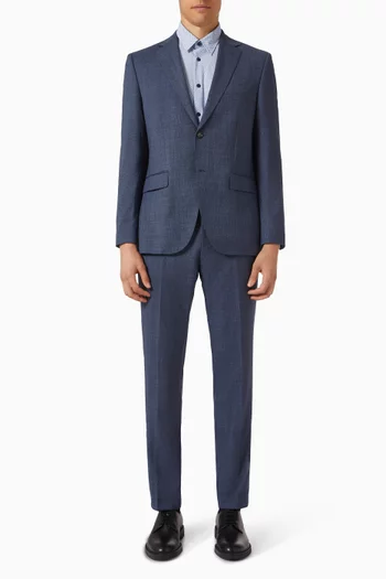 Jeckson Regular-fit Suit Jacket & Pants in Wool