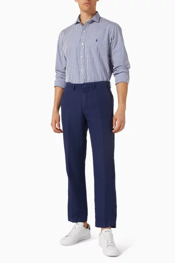 قميص مخطط قطن