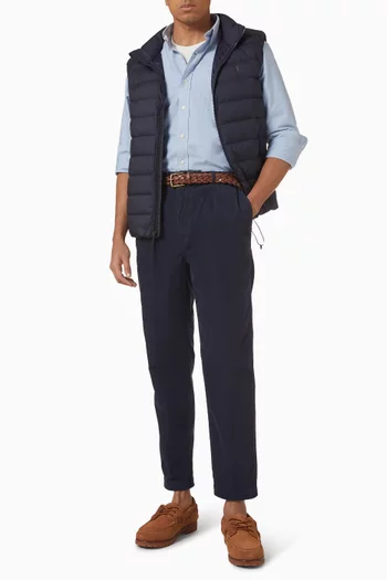 Prepster Pleated Pants in Corduroy