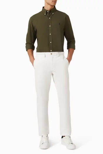 قميص بتطريز شعار لاعب بولو على الحصان