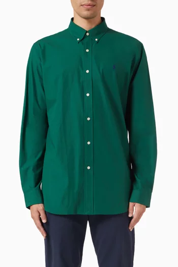 قميص رياضي قطن بوبلين مطاطي