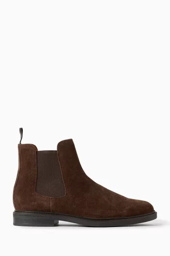 Asher Chelsea Boots in Suede