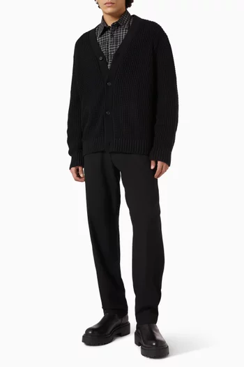 Relaxed Fit Cardigan in Cotton