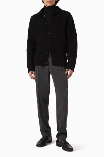 Relaxed Fit Cardigan in Cotton