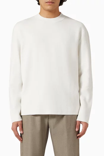 Relaxed Fit Sweater in Cotton-blend