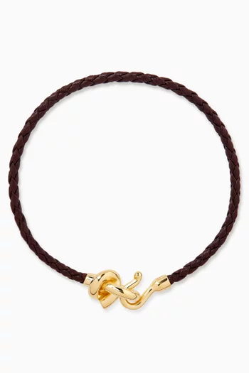 سوار بحلية عقدة جلد