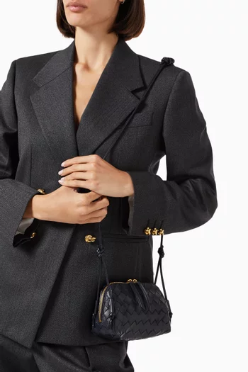 حقيبة كونسرت جلد مجدول