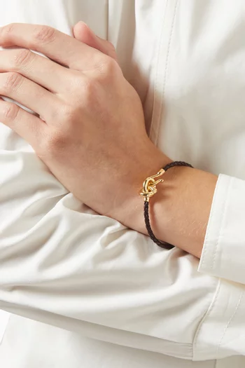 سوار بحلية عقدة جلد