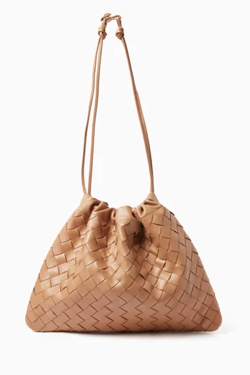 Dustbag in Intrecciato Leather