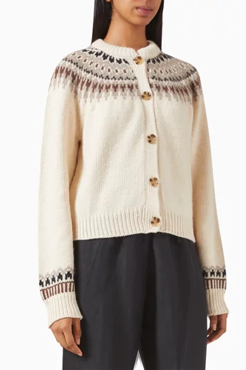 كارديغان كلارك مزيج صوف