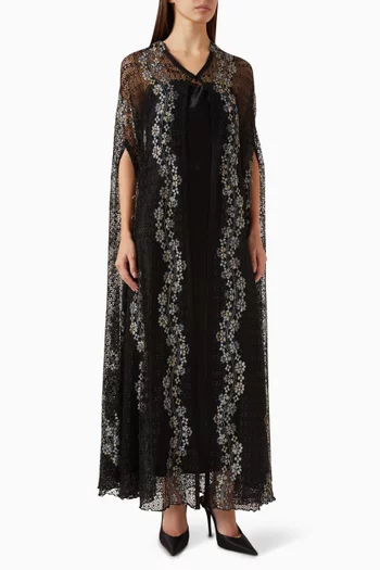 Dantelle Embellished Abaya