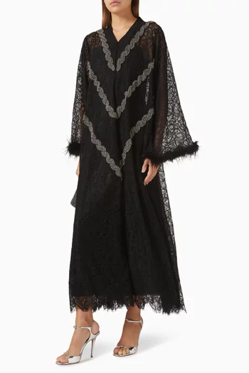 Sequin Embellished Abaya