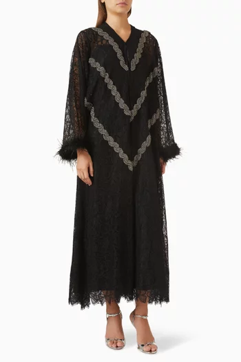 Sequin Embellished Abaya