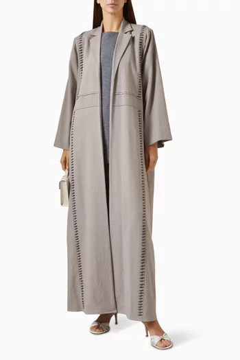 4-piece Abaya Set in Cotton
