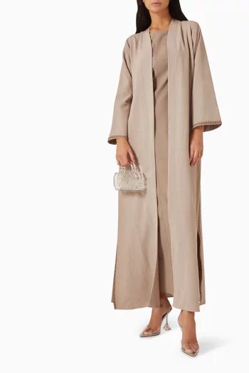 Abaya & Dress Set in Linen