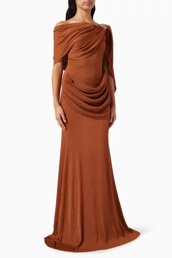 Devon Off-shoulder Maxi Dress
