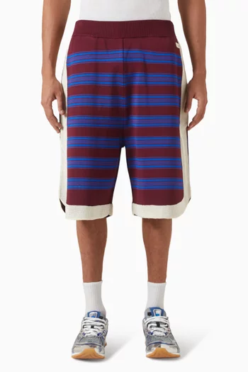 شورت ميوزيك منسوج من مزيج فيسكوز