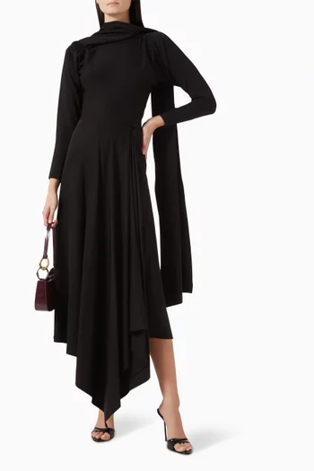 Irena Handkerchief-hem Shawl Dress