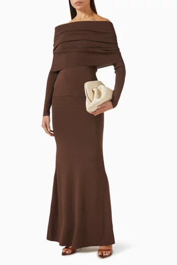 طقم تنورة وبلوزة مادلين بتصميم منسوج مزيج فيسكوز