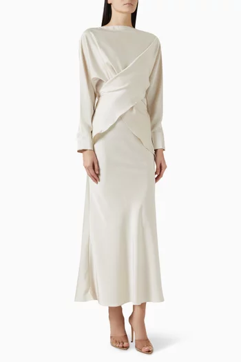 طقم بلوزة وتنورة تيسا ستان