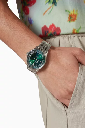 Navitimer Automatic Stainless Steel Watch, 41mm