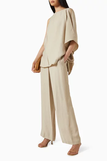 Wide-leg Pants in Modal Blend