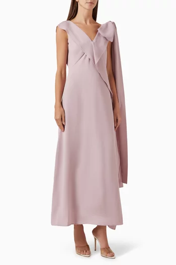 فستان طويل برباط